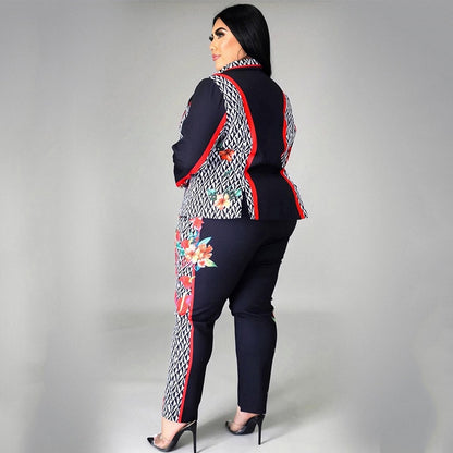 Plus Size Pant Suit 90Y-76