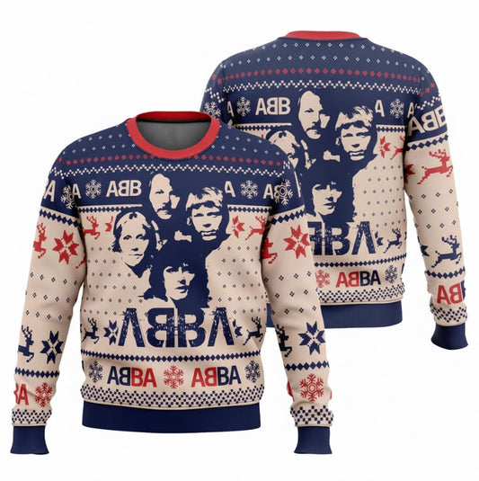 ABBA Band Ugly Christmas Sweater