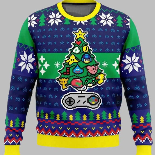 A Classic Gamer Christmas Ugly Christmas Sweater
