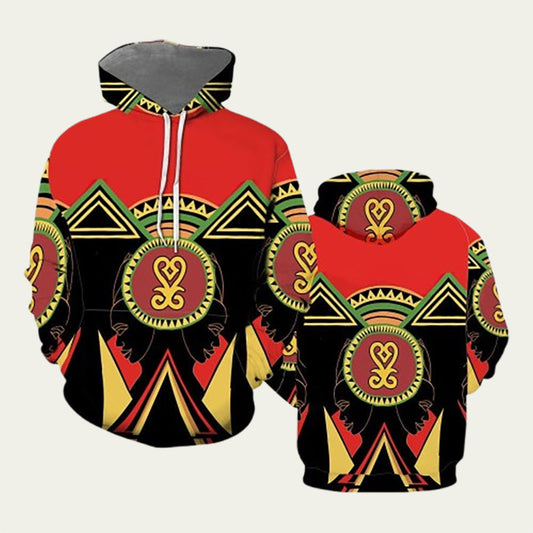 African Zone Adinkra Sankofa Hoodie