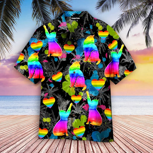 Aloha Celebrates Lgbt Cat Pride Month Hawaiian Shirt