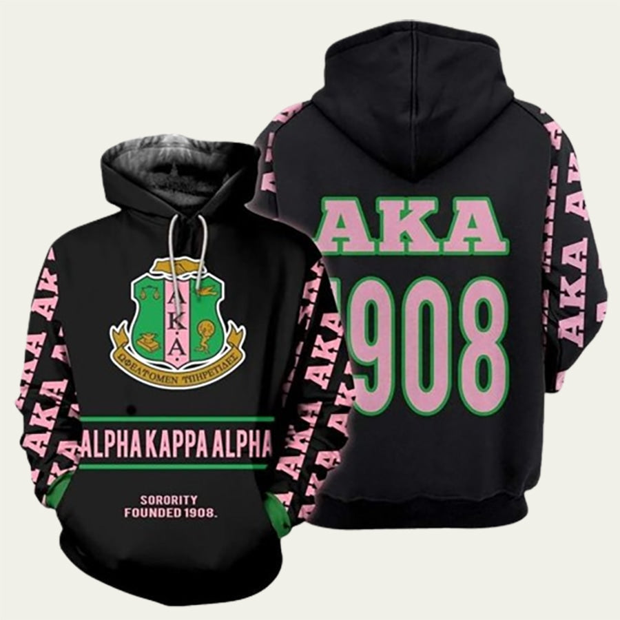Alpha Kappa Alpha Aka 1908 Hoodie