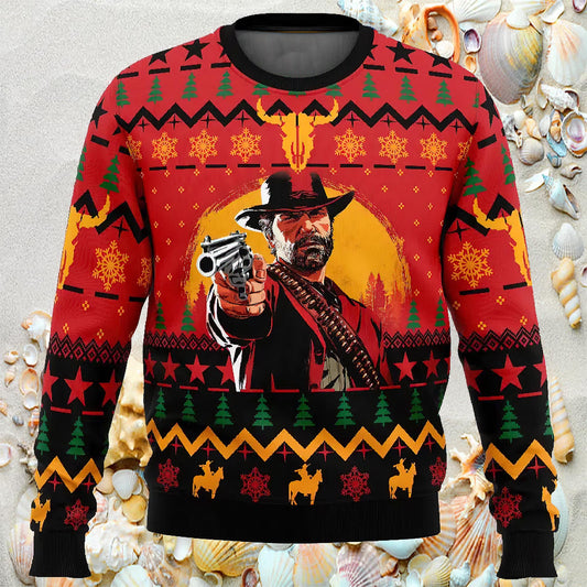 Arthur Morgan Red Dead Redemption Ugly Christmas Sweater