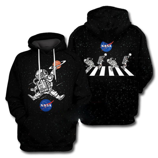 Astronaut Nasa Basketball Slam Dunk Hoodie