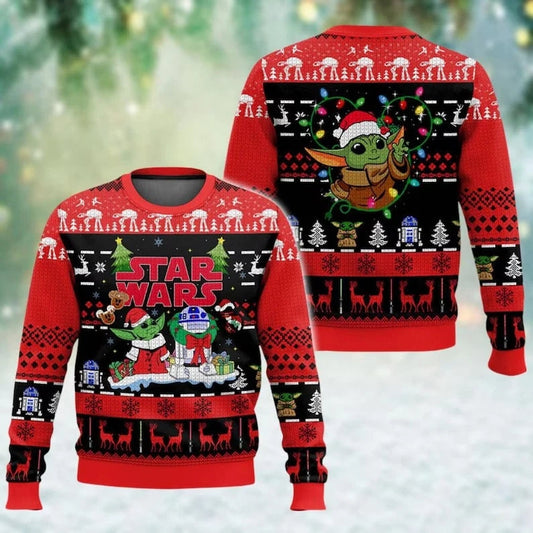 Baby Yoda Star Wars Ugly Christmas Sweater
