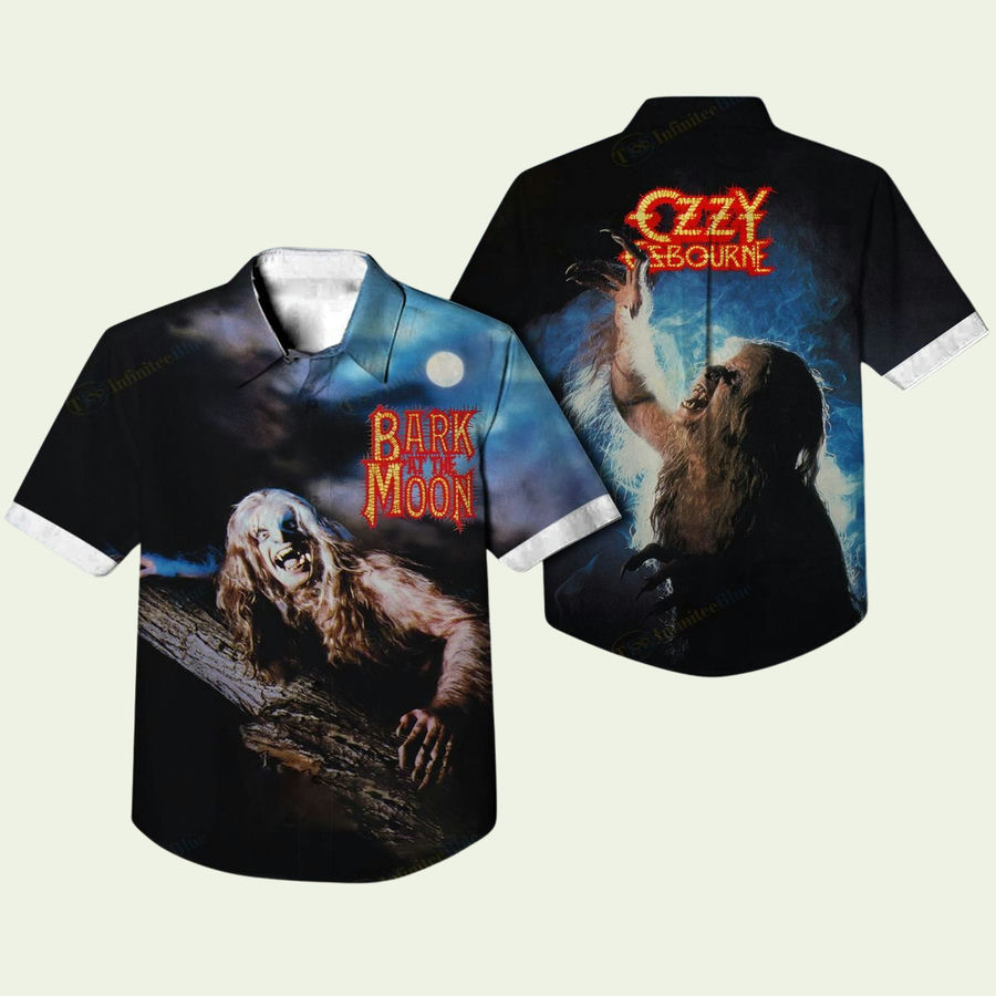 Bark At The Moon Studio Album Ozzy Osbourne Hawaiian Shirt