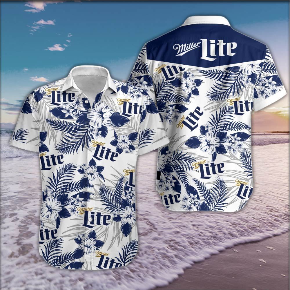 Beer Miller Lite Hawaiian Shirt