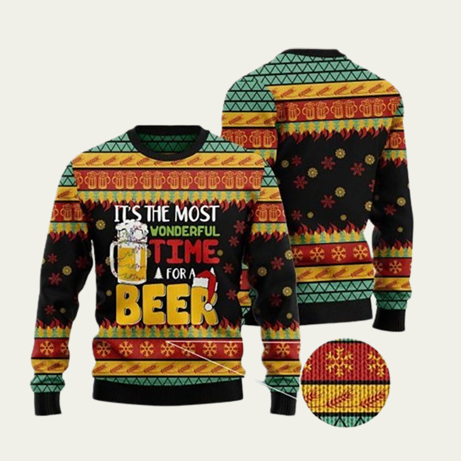 Beer Season Ugly Christmas Sweater