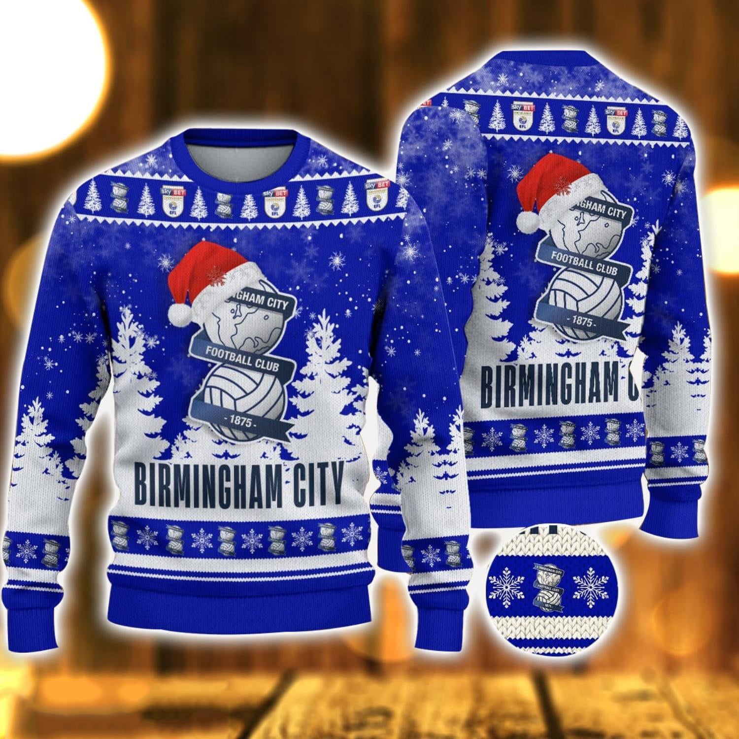 Birmingham City Ugly Christmas Sweater