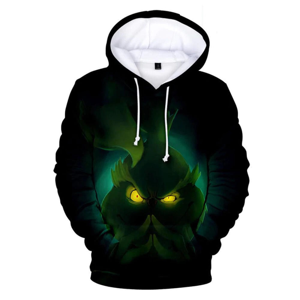 Black Evil Grinch Hoodie