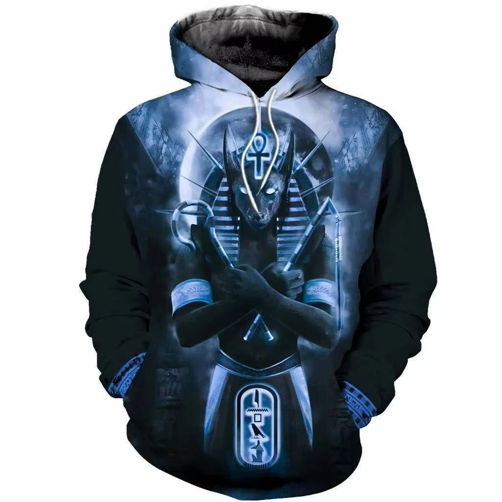 Blue Anubis Hoodie