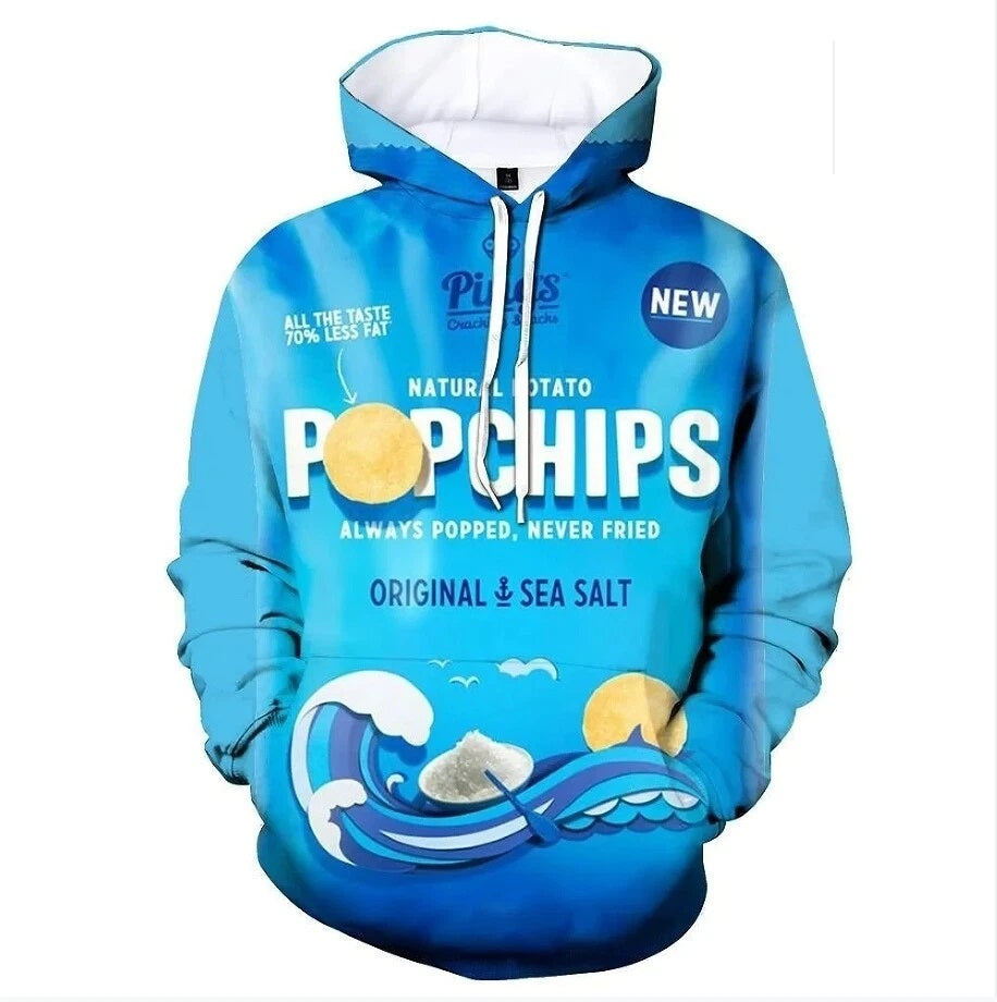Blue Original Popchips Hoodie