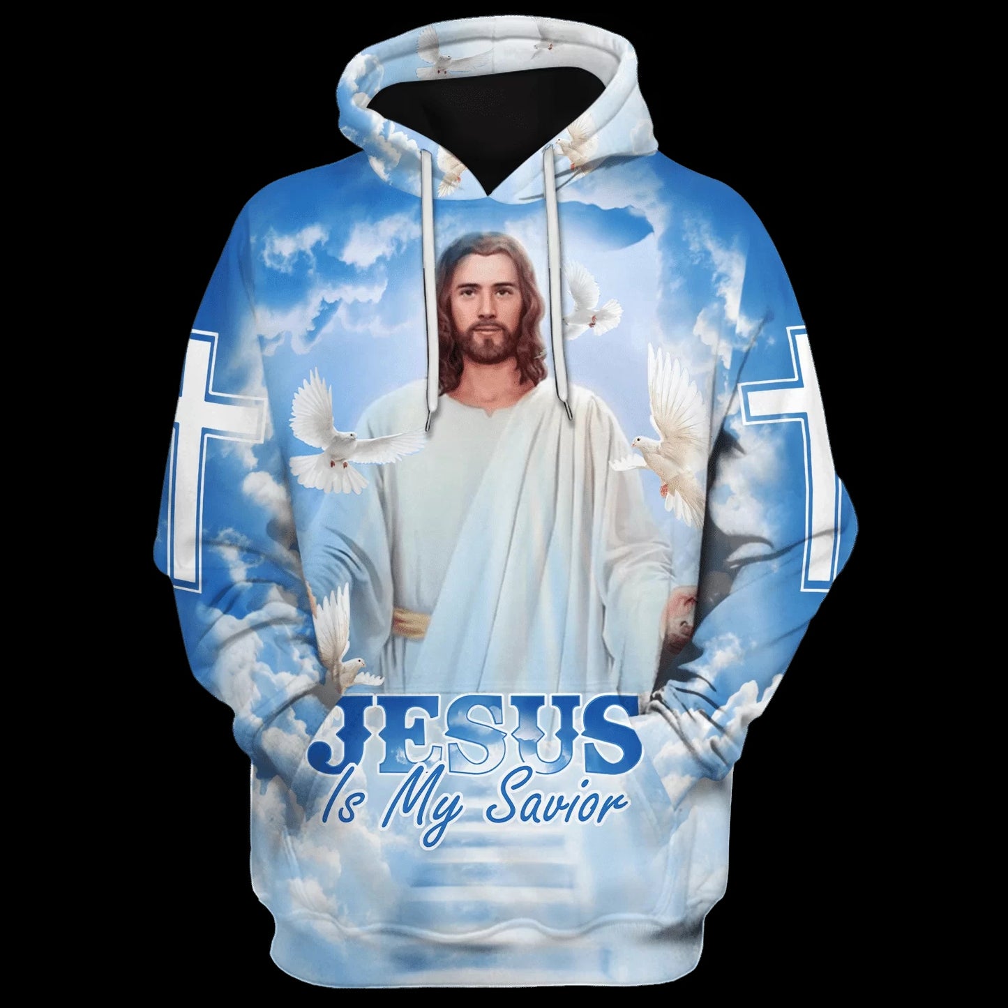 Blue Sky Jesus Is My Savior Hoodie