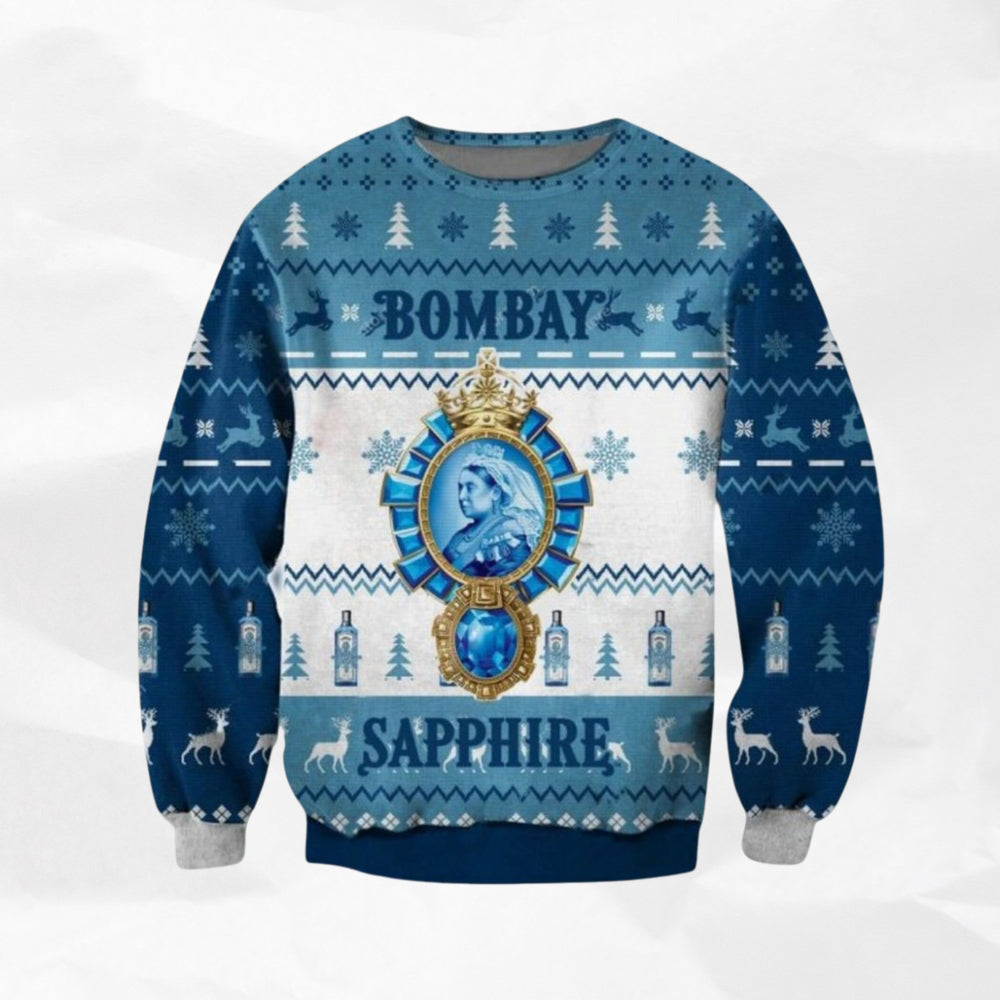 Bombay Sapphire Ugly Christmas Sweater