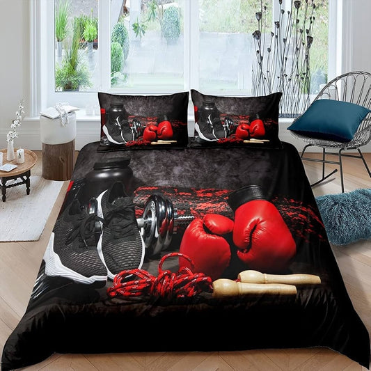 Boxing Gears Bedding Set
