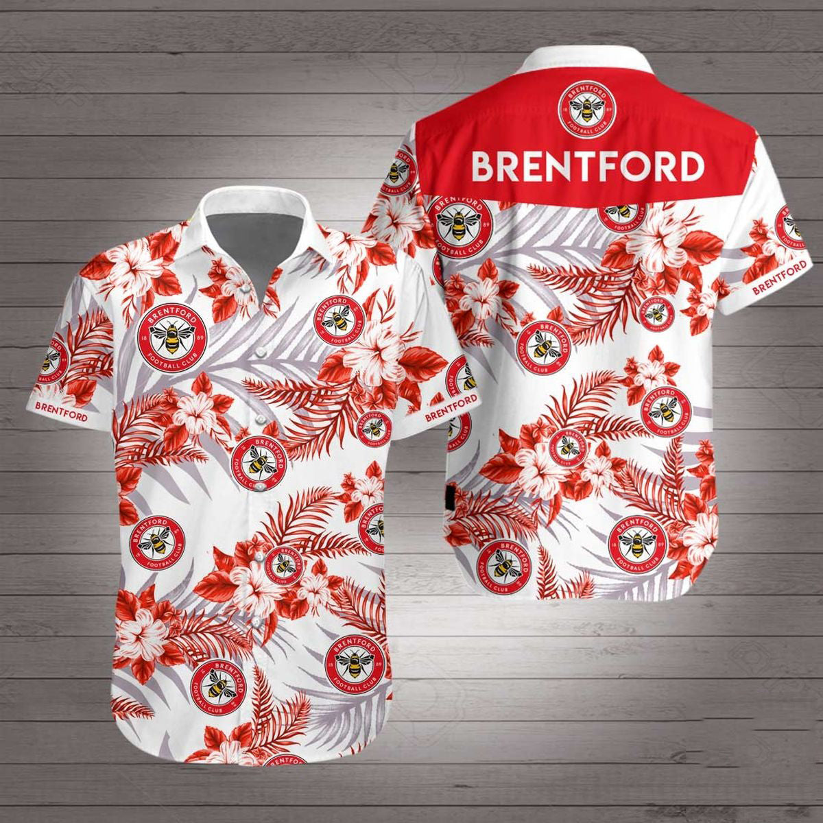 Brentford FC Hawaiian Shirt