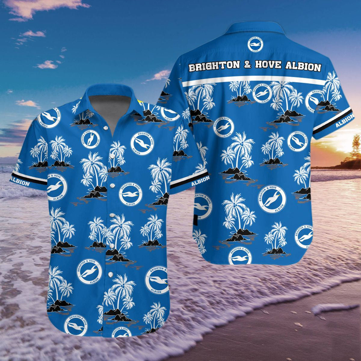Brighton & Hove Albion F.C Hawaiian Shirt
