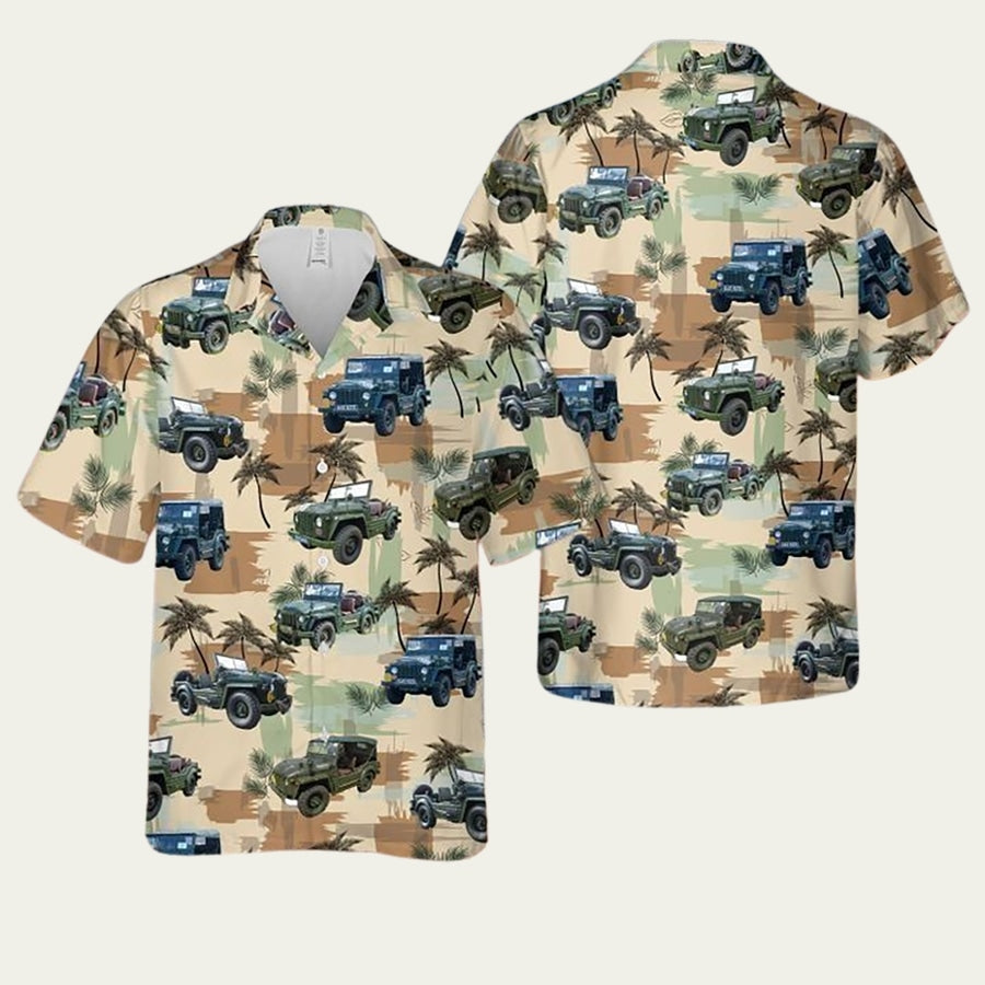 Bristish Army Austin Champ Hawaiian Shirt
