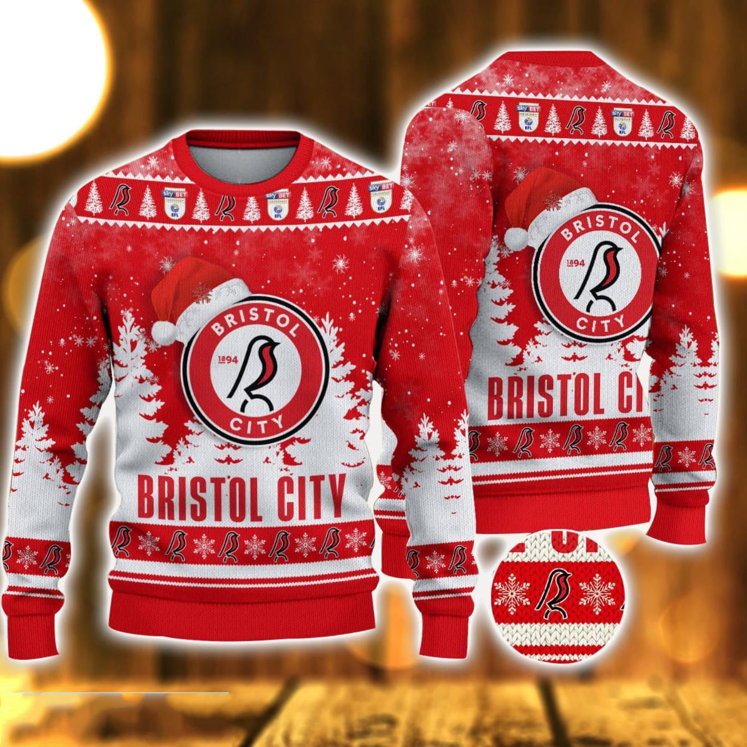 Bristol City Ugly Christmas Sweater