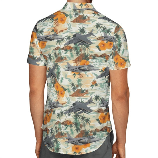 British Aerospace Harrier II Hawaiian Shirt