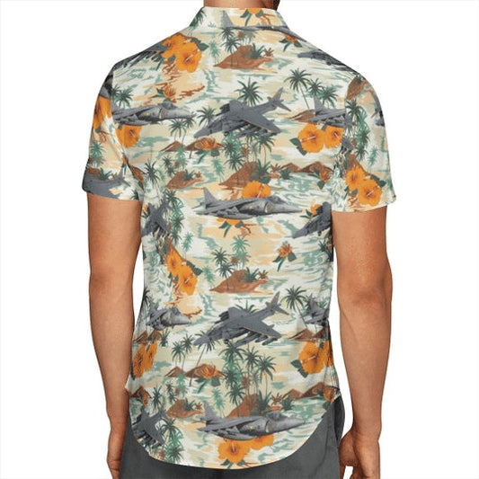British Aerospace Harrier II Hawaiian Shirt