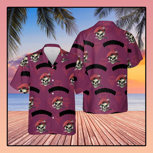 British Army Parachute Red Devils Hawaiian Shirt