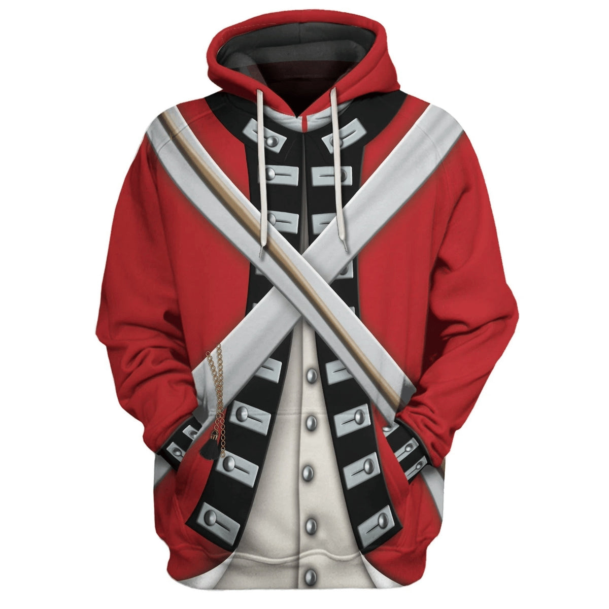 British Army Red Coat Hoodie