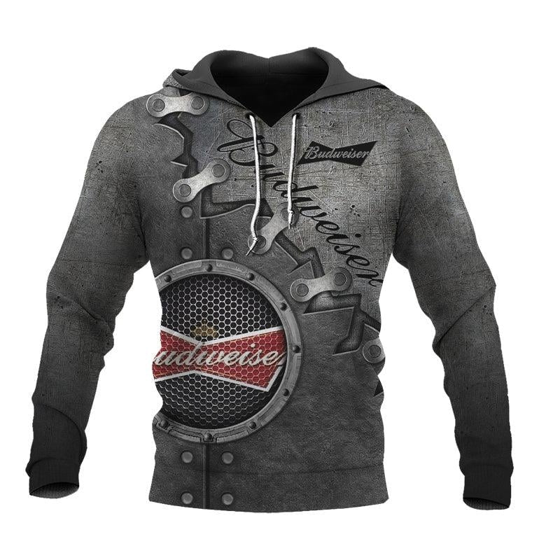 Budweiser Beer Mechanical Hoodie