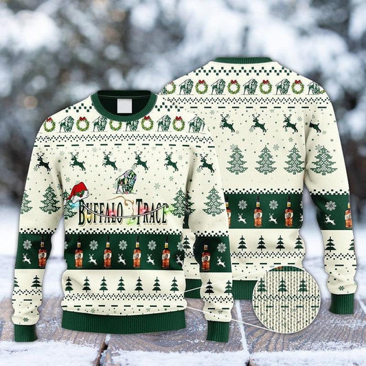 Buffalo Trace Bourbon Ugly Christmas Sweater