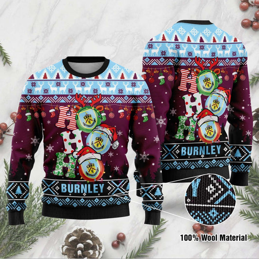 Burnley Football Ugly Christmas Sweater