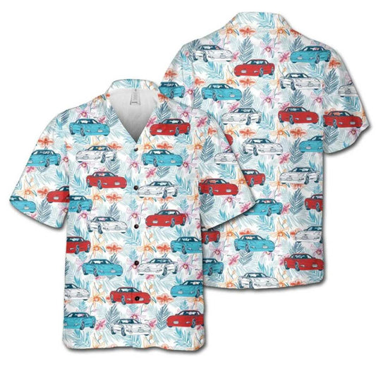 C5 Corvette Red White And Blue Hawaiian Shirt