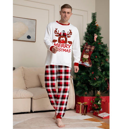 Deer Merry Christmas Couple Pajamas 90Y-148