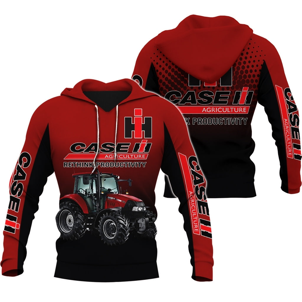 Case IH Tractor 3D Hoodie