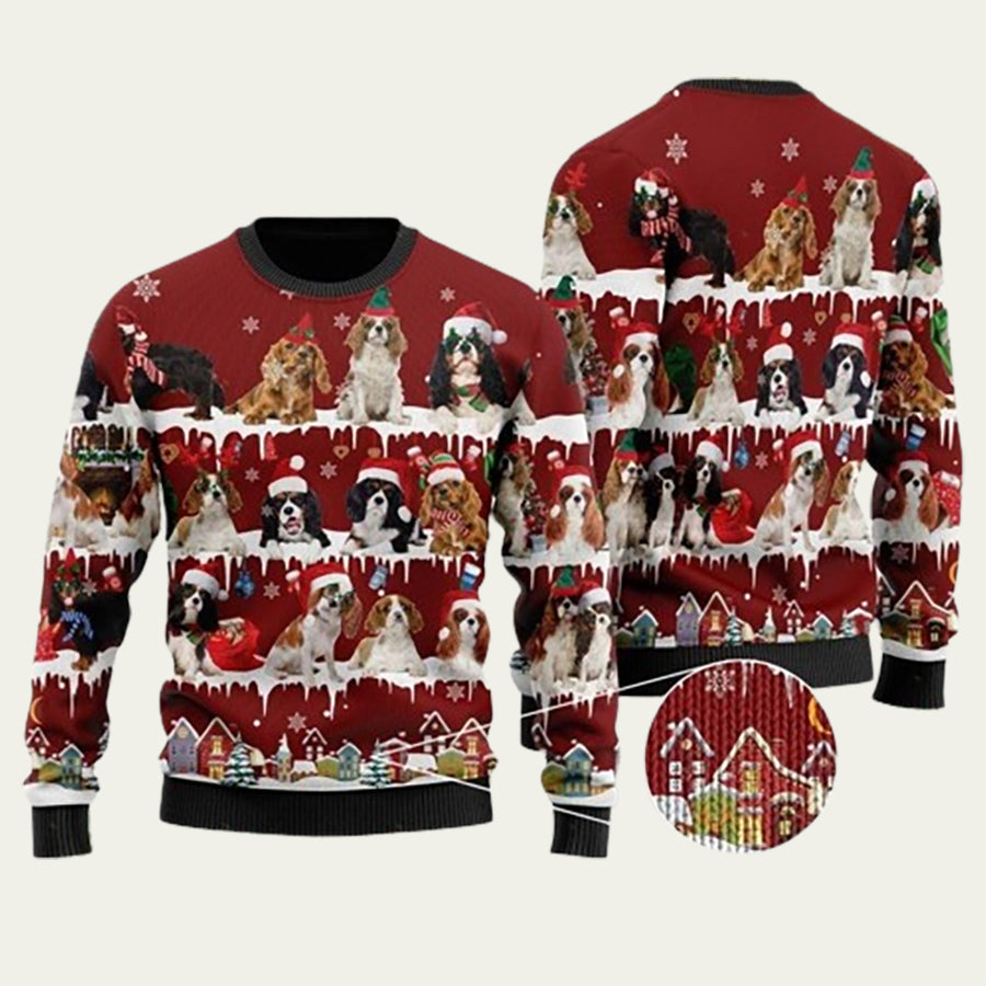 Cavalier King Charles Spaniel Ugly Christmas Sweater
