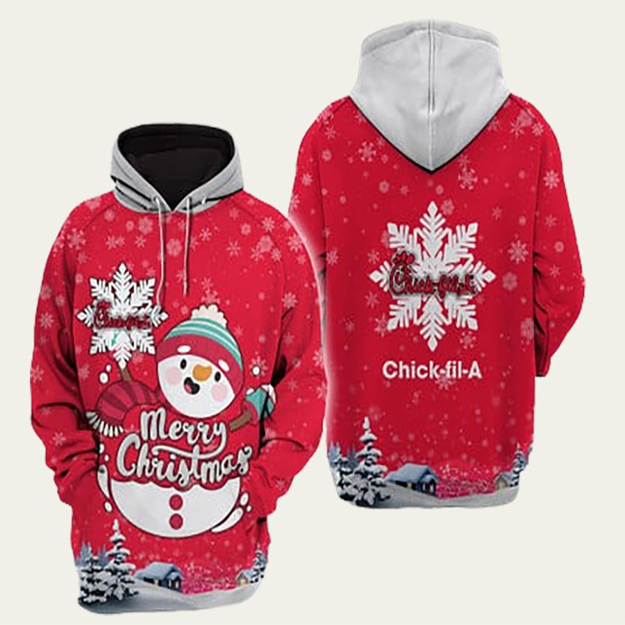 Chick Fil A Merry Christmas Hoodie