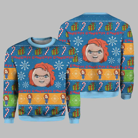 Chucky Good Guys Ugly Christmas Sweater
