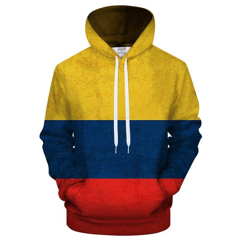 Colombia Flag Hoodie