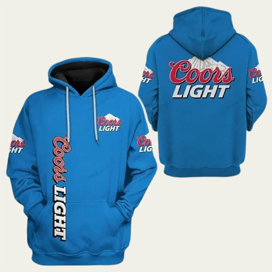 Coors Light Blue Hoodie