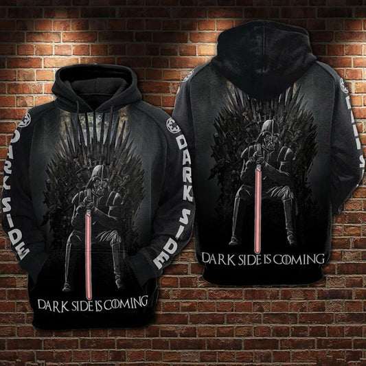 Darth Vader Star Wars Game Of Thrones Dark Side Is Coming Hoodie