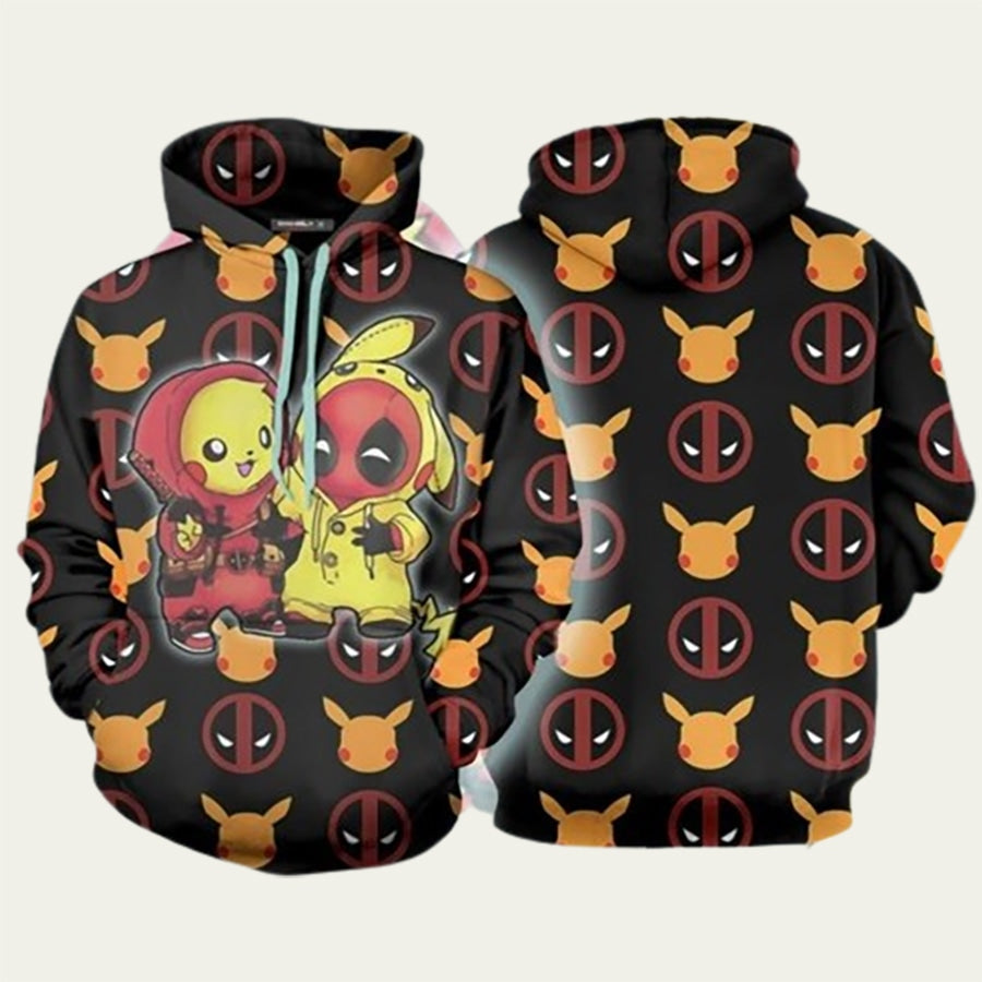 Deadpool And Pikachu Hoodie