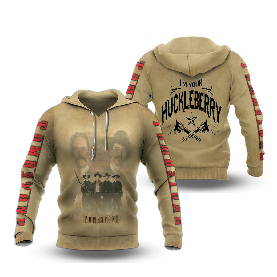Doc Holiday Tombstone Im Your Huckleberry Hoodie
