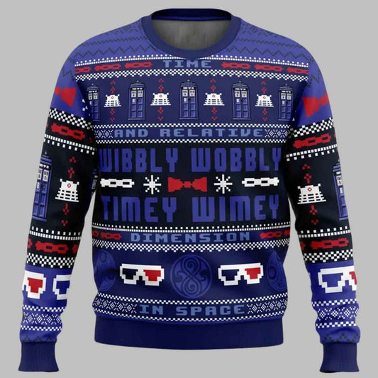 Doctor Who Ugly Christmas Sweater