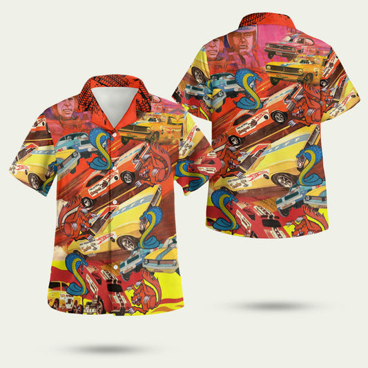 Drag Racing Snake And Mongoose Hawaiian Shirt