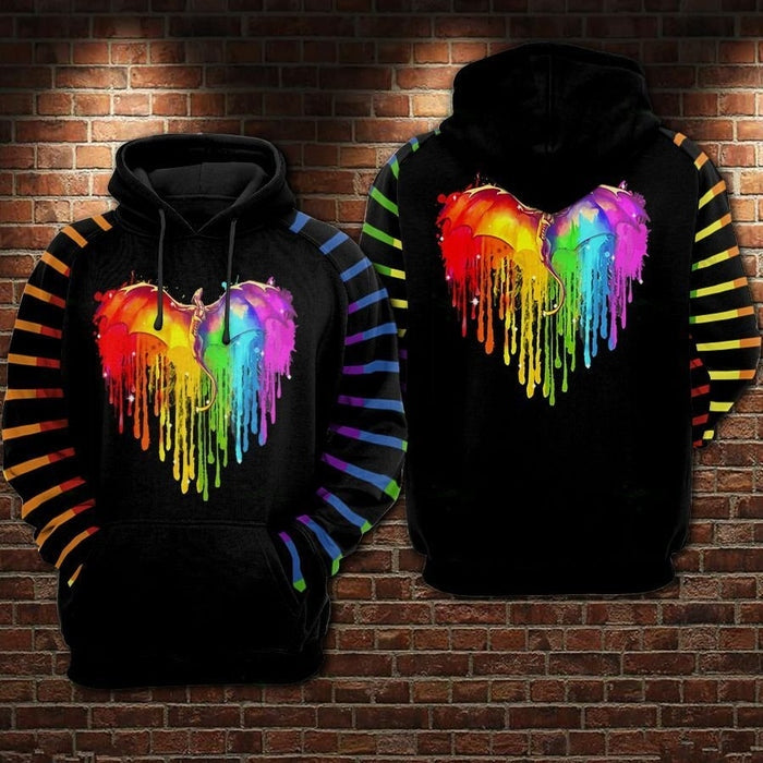 Dragon Heart LGBT Hoodie
