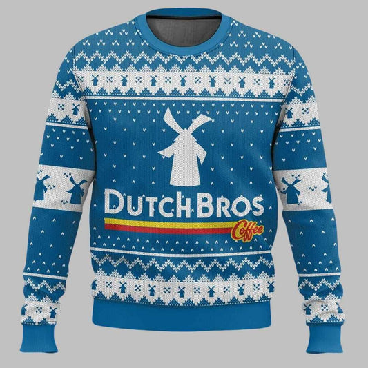 Dutch Bros Coffee Ugly Christmas Sweater