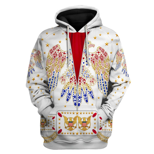 Elvis Presley American Eagle Cosplay Hoodie