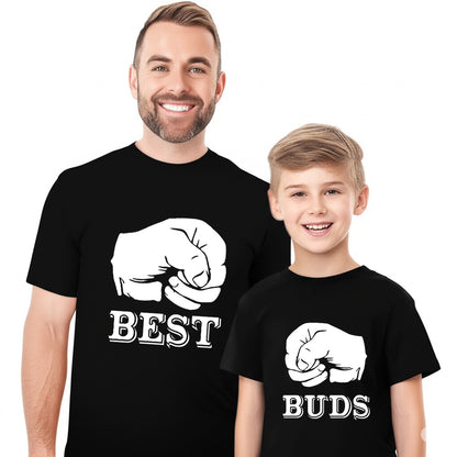 Best Buds Father and Son Matching Shirts