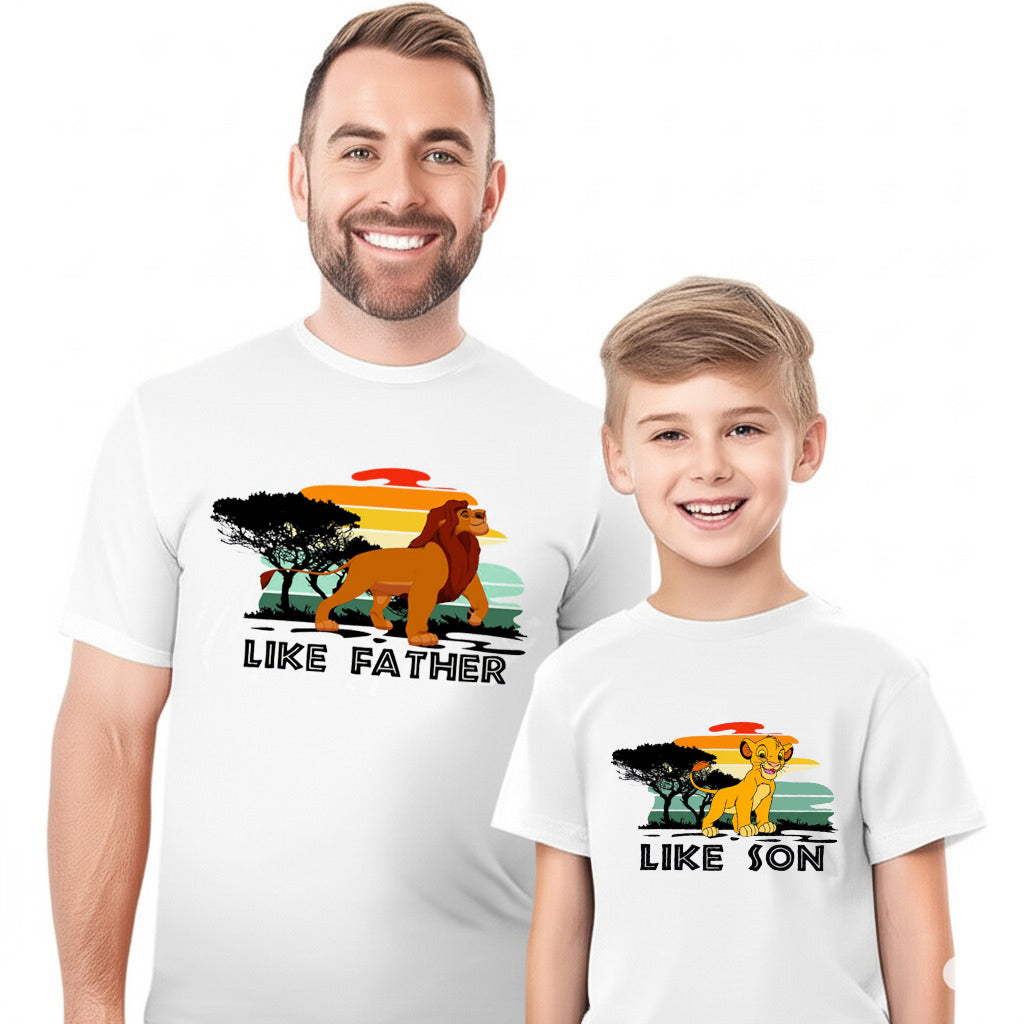 Mufasa & Simba Shirts for Father And Son
