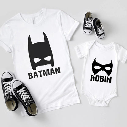 Batman & Robin Father Son Shirts