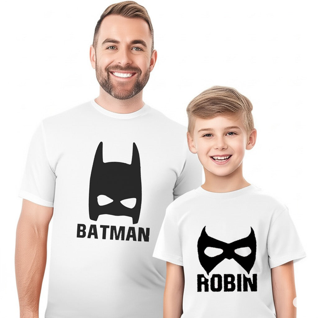Batman & Robin Father Son Shirts